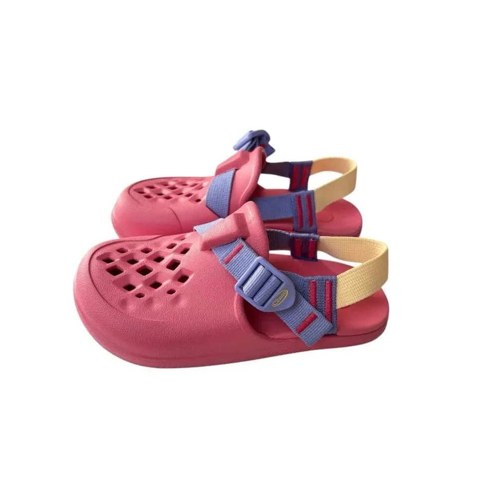 Chaco Kids' Chillos Clog Rose Pink Water Friendly Slip-on Shoes NWOB‎ Size 1